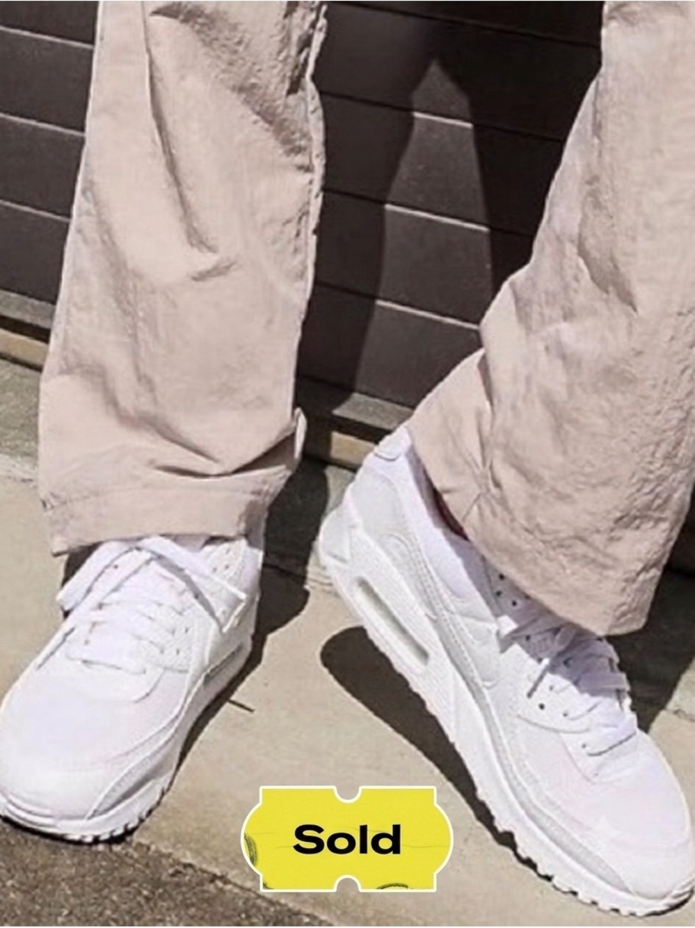 Nike Air Max 90 Triple White Iconic 90s Style Streetwear Fresh & Clean Y2K